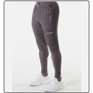 Alphalete Infinity Tech Pants Terrain Joggers Stretch - Gray Camo -L